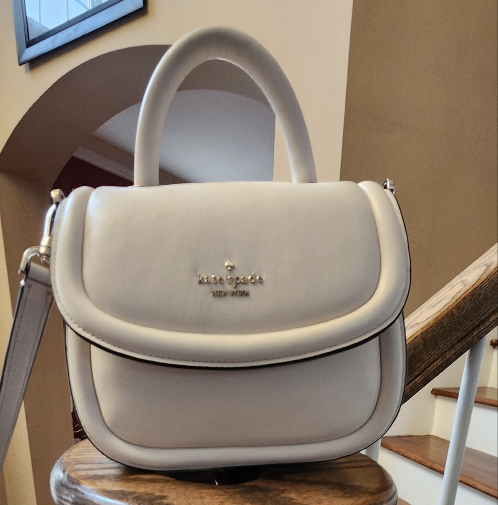 Kate Spade White Leather Handbag